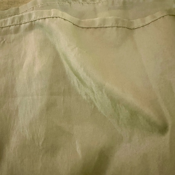 Worthington Women's Pleated Blue & Green Striped A-Line Skirt, size 6 - Picture 3 of 6